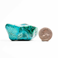 Chrysocolla w/ Malachite - Polished