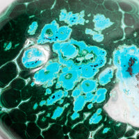 Chrysocolla w/ Malachite - Polished