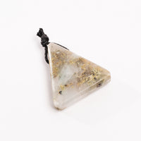 Ajoite & Epidote in Chalcedony - Pendant