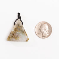 Ajoite & Epidote in Chalcedony - Pendant