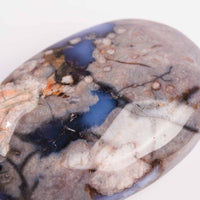 Agate, Blue Flower- Palm