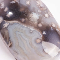 Agate, Blue Flower- Palm