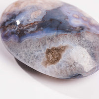 Agate, Blue Flower- Palm