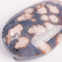 Agate, Blue Flower- Palm