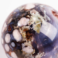 Agate, Blue Flower- Sphere