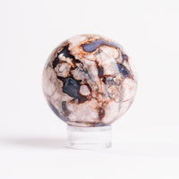 Agate, Blue Flower- Sphere