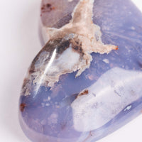 Agate, Blue Flower- Heart