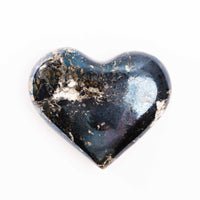 Covellite - Heart, Polished