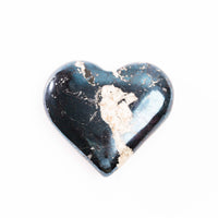 Covellite - Heart, Polished