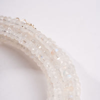 Moonstone - Faceted Beaded Necklace
