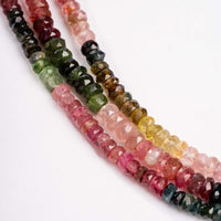 Tourmaline, Mixed - Faceted Necklace