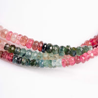 Tourmaline, Mixed - Faceted Necklace