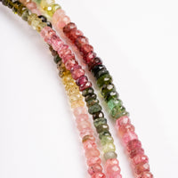 Tourmaline, Mixed - Faceted Necklace