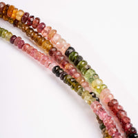 Tourmaline, Mixed - Faceted Necklace