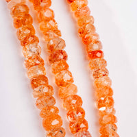 Sunstone - Faceted Beaded Necklace