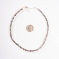Labradorite - Faceted Beaded Necklace