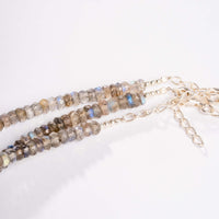 Labradorite - Faceted Beaded Necklace
