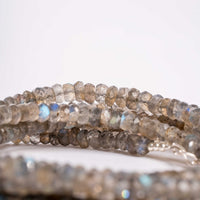 Labradorite - Faceted Beaded Necklace