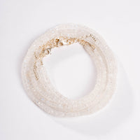 Moonstone - Faceted Beaded Necklace