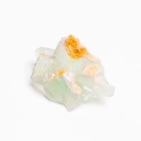 Barite on Green Fluorite