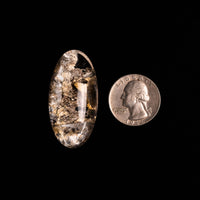 Quartz, Lodalite - Polished Cab