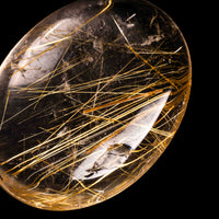 Quartz, Lodalite - Polished Cab