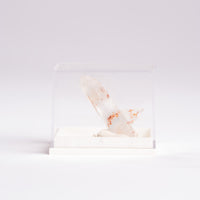 Papagoite and Ajoite in Quartz- Point