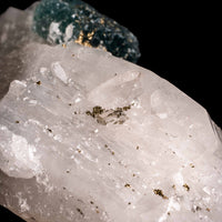 Quartz, w/ Blue Fluorite