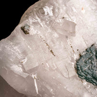 Quartz, w/ Blue Fluorite