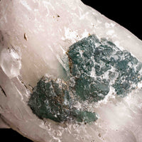 Quartz, w/ Blue Fluorite