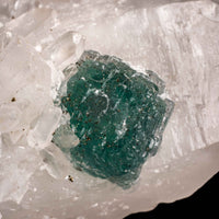 Quartz, w/ Blue Fluorite