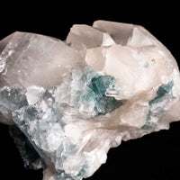 Quartz, w/ Blue Fluorite