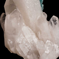 Quartz, w/ Blue Fluorite