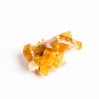 Yellow Barite on Fluorite - Bladed Cluster