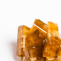 Yellow Barite on Fluorite - Bladed Cluster