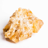 Yellow Barite on Fluorite - Bladed Cluster