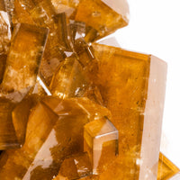 Yellow Barite on Fluorite - Bladed Cluster