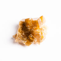 Yellow Barite on Fluorite - Bladed Cluster