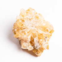 Yellow Barite on Fluorite - Bladed Cluster