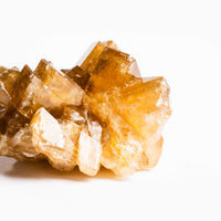 Yellow Barite on Fluorite - Bladed Cluster