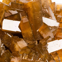 Yellow Barite on Fluorite - Bladed Cluster