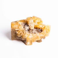Yellow Barite on Fluorite - Bladed Cluster