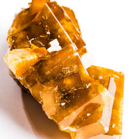 Yellow Barite on Fluorite - Bladed Cluster