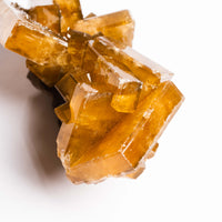 Yellow Barite on Fluorite - Bladed Cluster