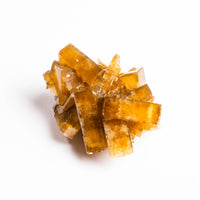 Yellow Barite on Fluorite - Bladed Cluster
