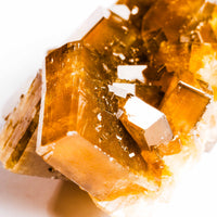 Yellow Barite on Fluorite - Bladed Cluster