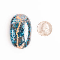Shattuckite - Palm, Polished