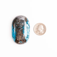 Shattuckite - Palm, Polished