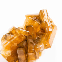 Yellow Barite on Fluorite - Bladed Cluster