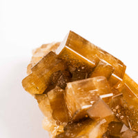 Yellow Barite on Fluorite - Bladed Cluster